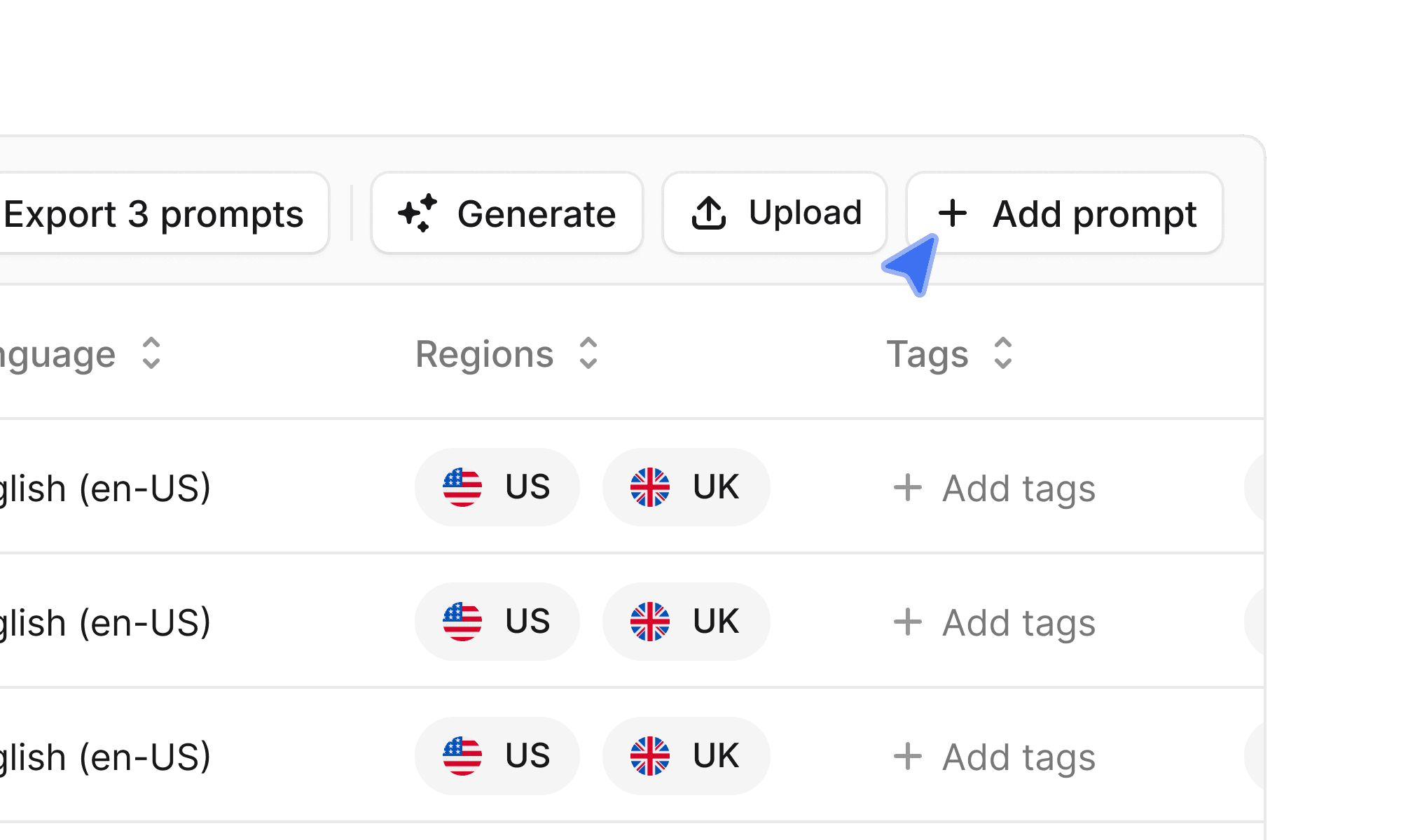 Add Prompts with Prompt Designer