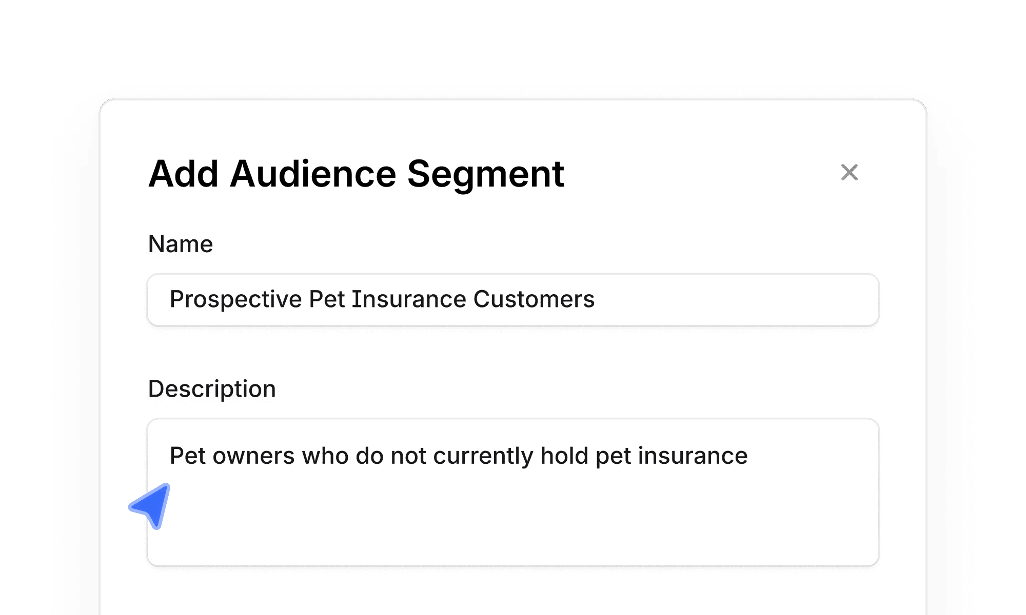 Add a New Audience Segment