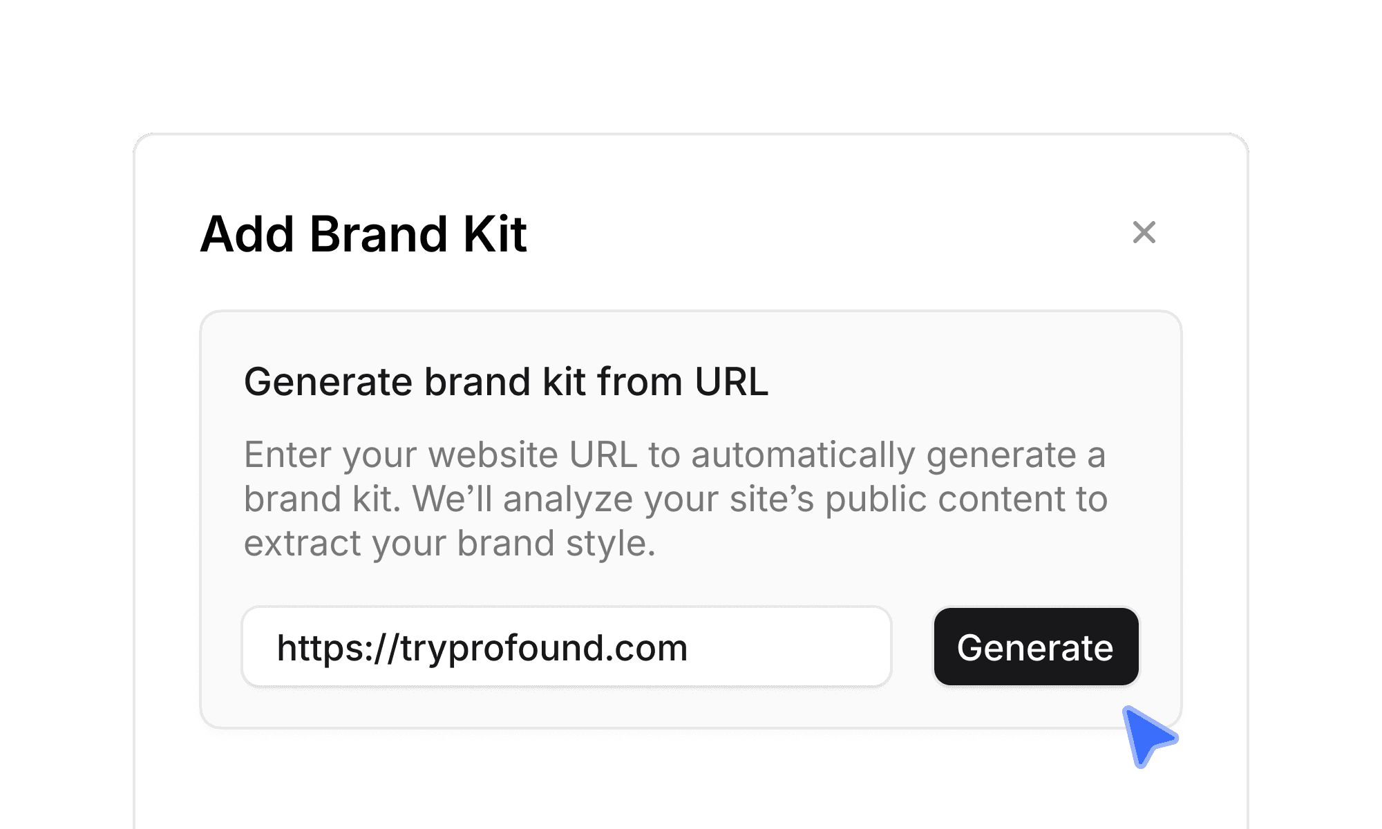 Create a New Brand Kit